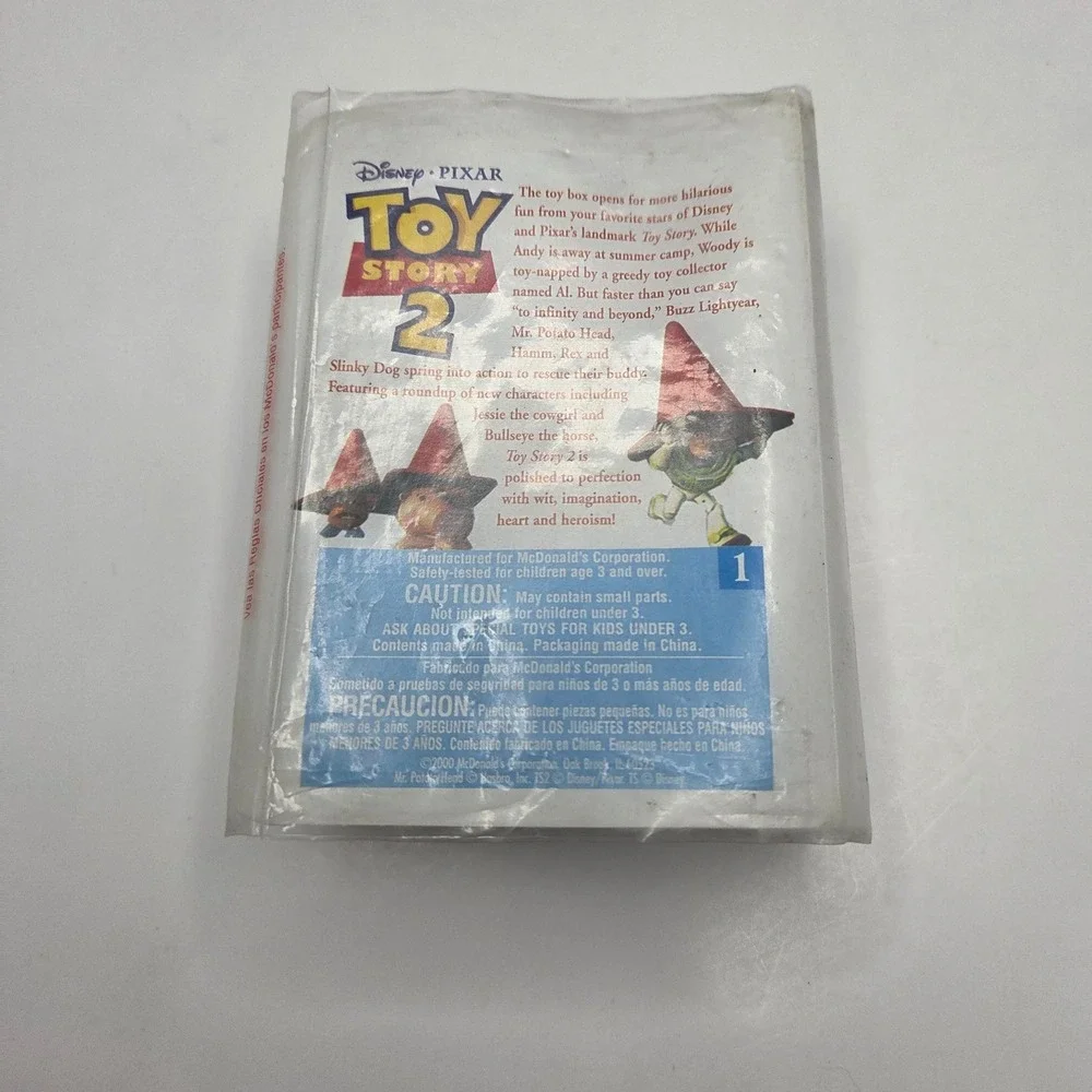 Disney Toy Story 2 Woody McDonald's Happy Meal Toy Vintage 2000 Figure Case